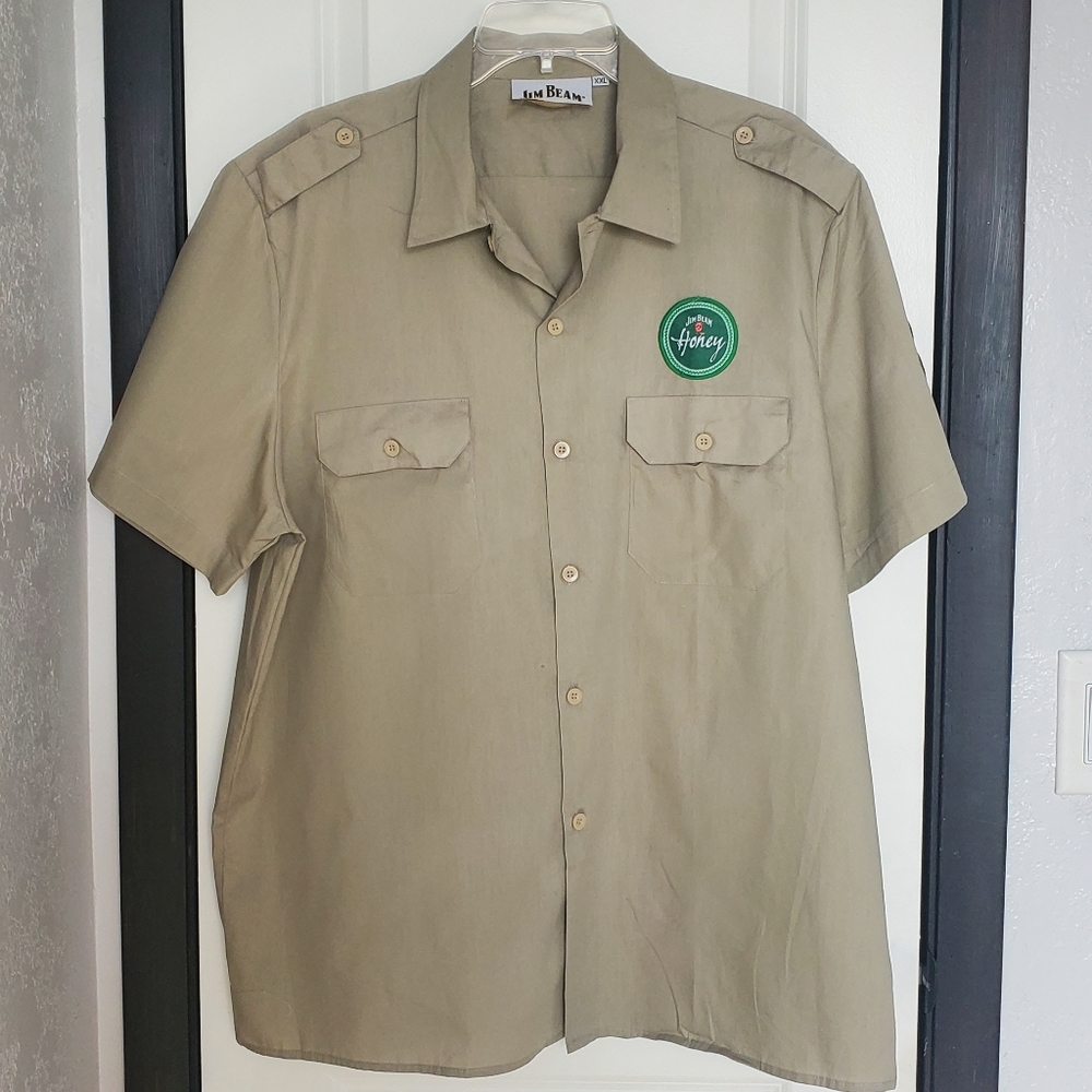 Jim Beam Honey Buttonup shirt sz XXL